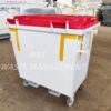 660 ltrs steel rear lift bins