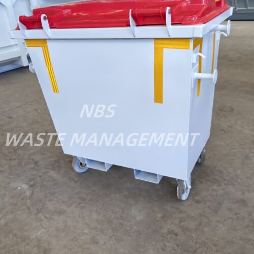 660 ltrs steel wheelie bins heavy duty